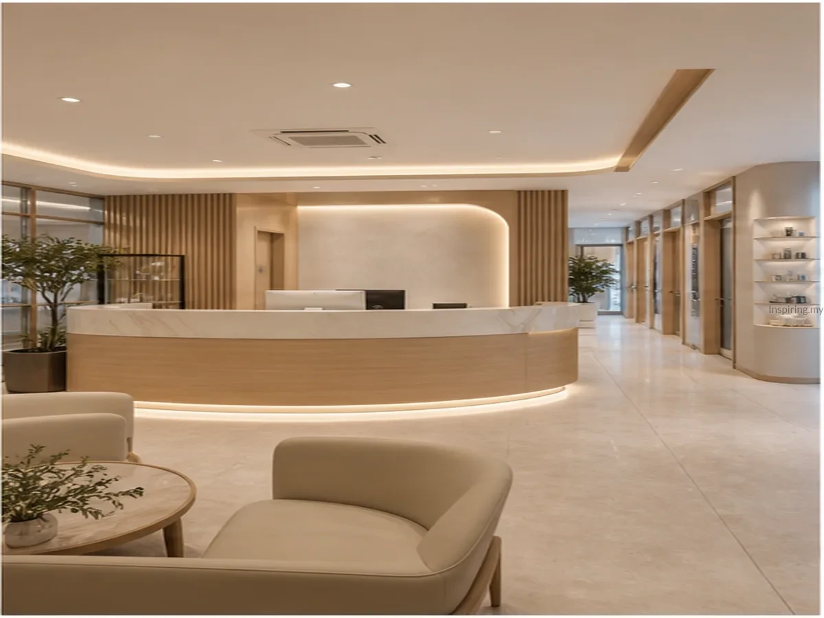 Balanced commercial interior 1000 to 2000 sqft