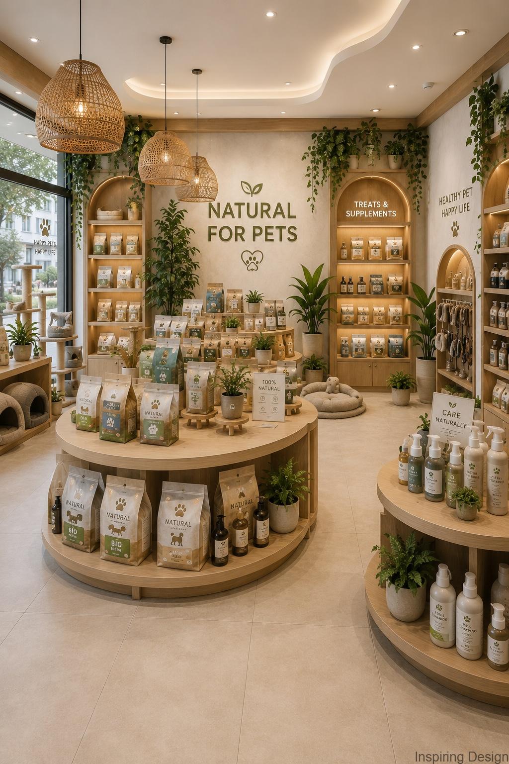 Pet Shop Natural Retail Design