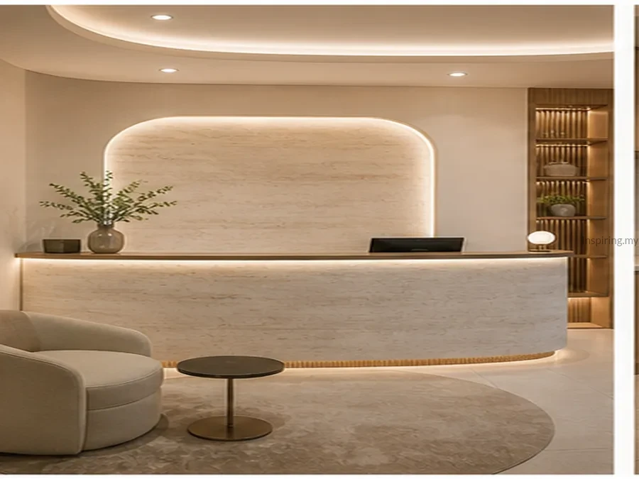 Aesthetic clinic reception area preview