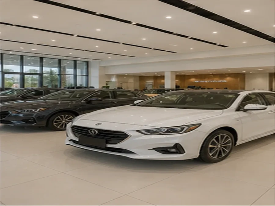 Automotive showroom commercial renovation interior